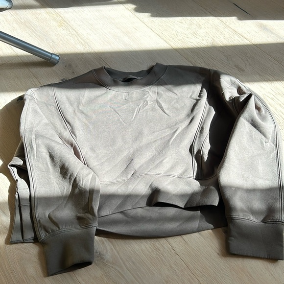 Abercrombie and fitch YPB neoKNIT Relaxed Crew in dark brown size s - Picture 1 of 4